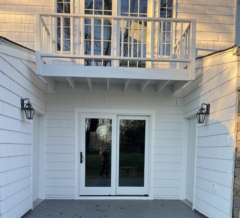 Pella Architect Sliding Door With PVC Trim